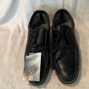 Red Wing men’s work shoes.  New with Tags   Lace up, black size 13